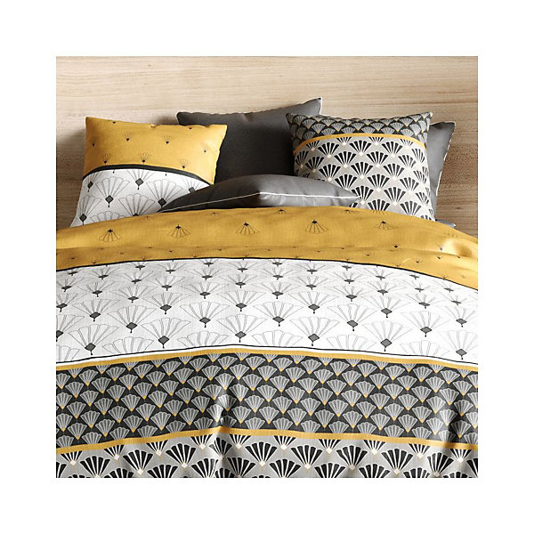 Housse de couette 240x220 Léo   2 taies coton 57 fils