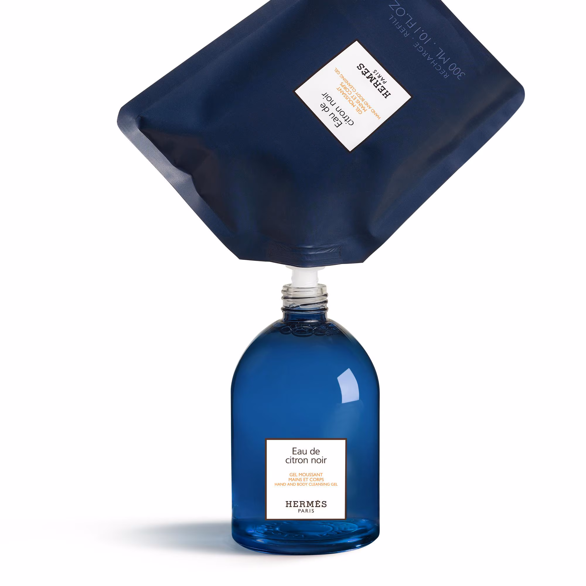 EAU DE CITRON NOIRGel moussant mains et corps - recharge
