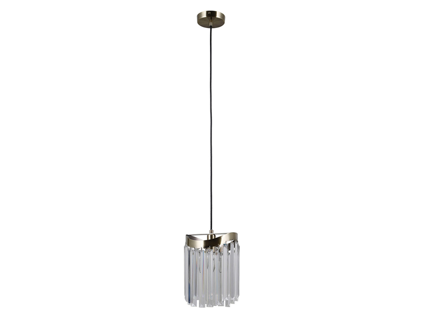 Lampa wisząca Sabriga stalowa brązowa