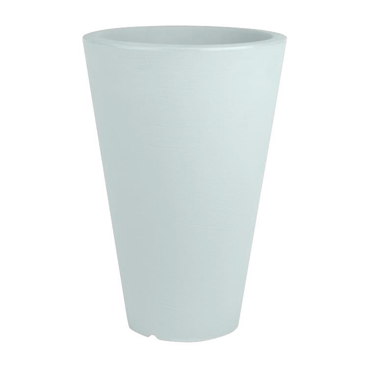 LISCIO SIENA - Pot à fleur en résine recyclable bleu provence D52cm