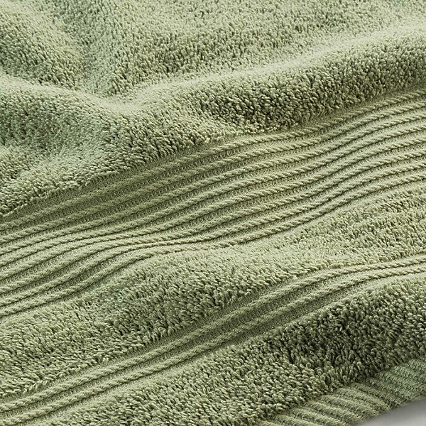 Drap de douche 70 x 130 cm eponge unie tendresse Fougere