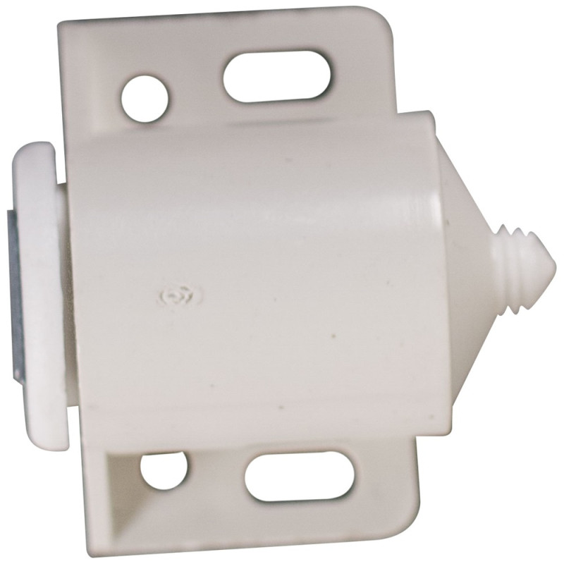 Loqueteau magnétique 4 kg blanc 2 pièces TEKNIBOX