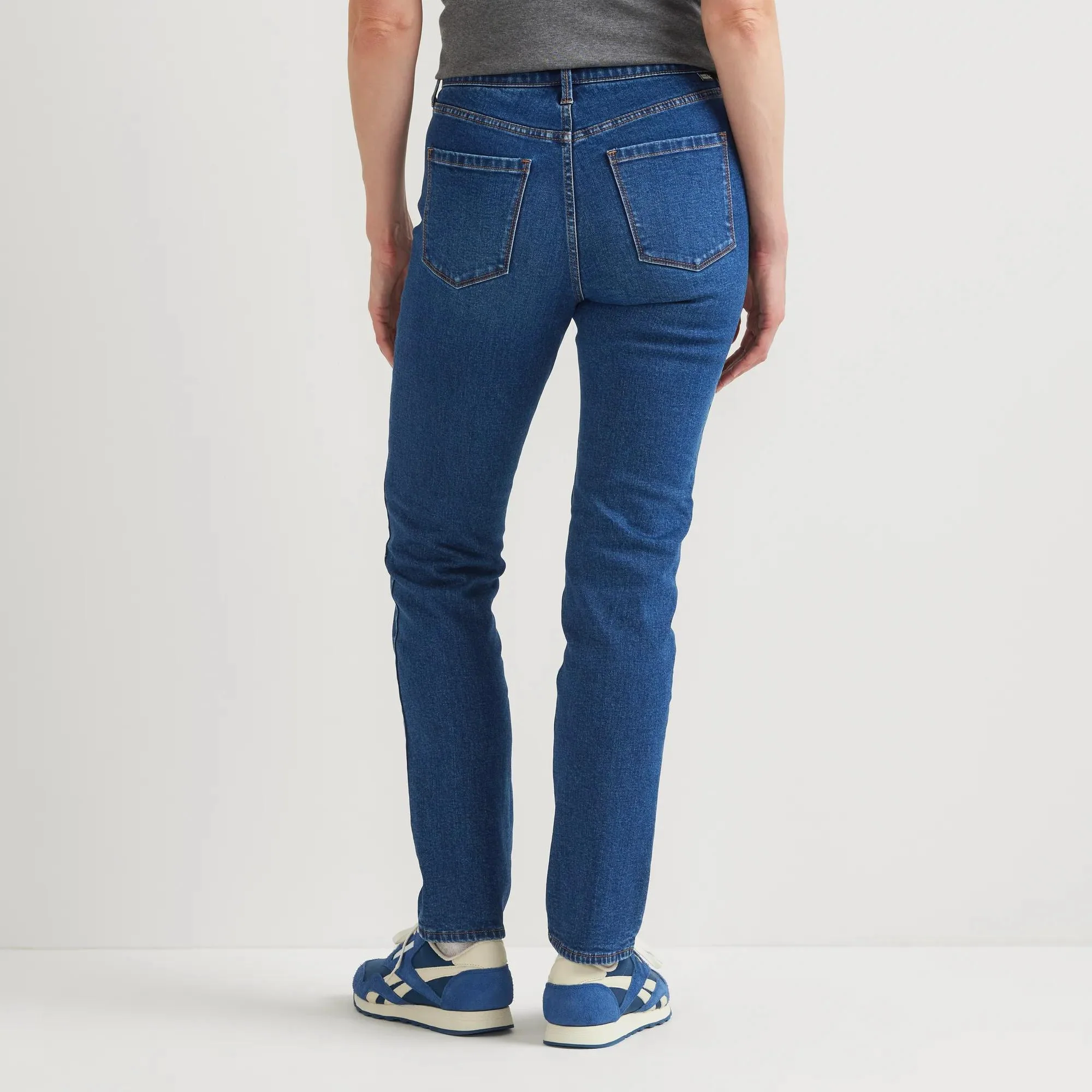 Women's Venture Stretch Fleece-Lined Slim Straight Leg Jeans