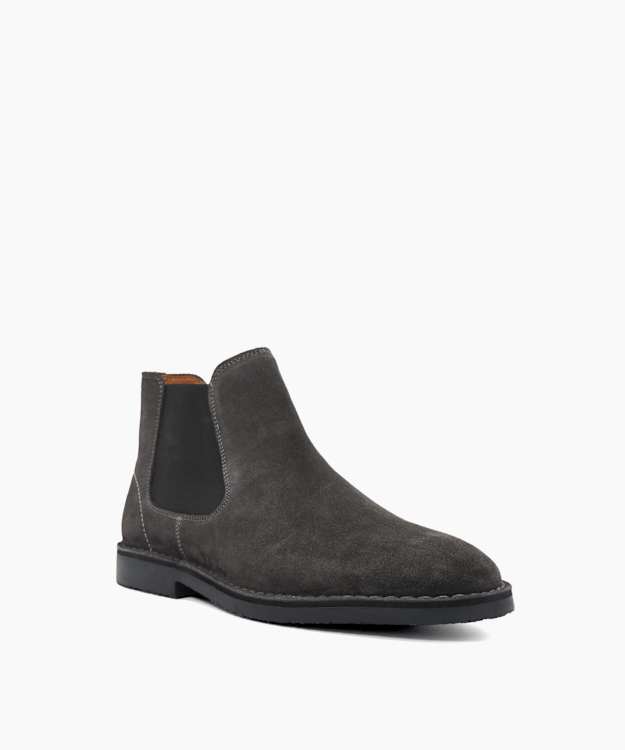 Cashy Grey - Slip-On Chelsea Boots