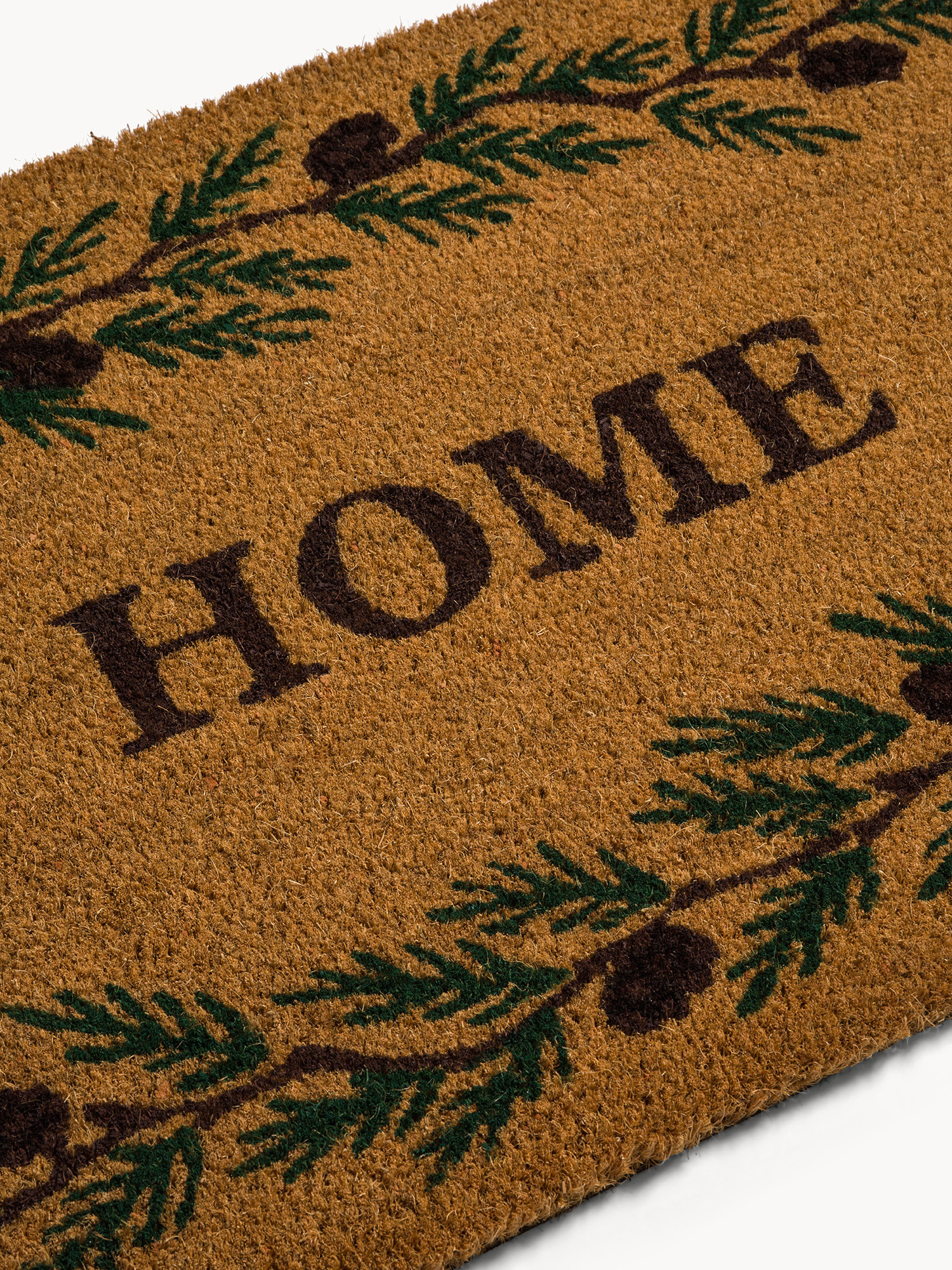 Zerbino cocco con scritta Home