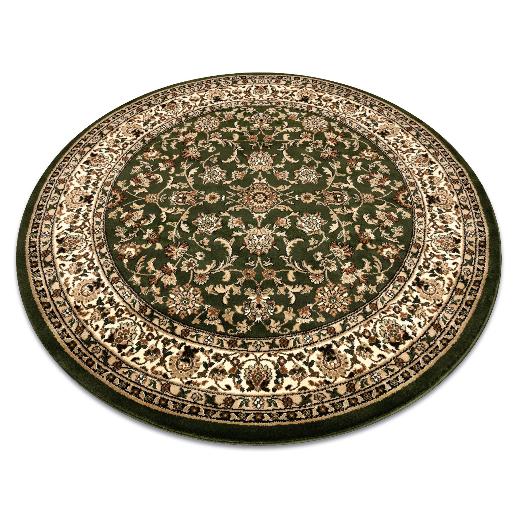 Dywan ROYAL ADR wzór 1745 zielony koło 120 cm