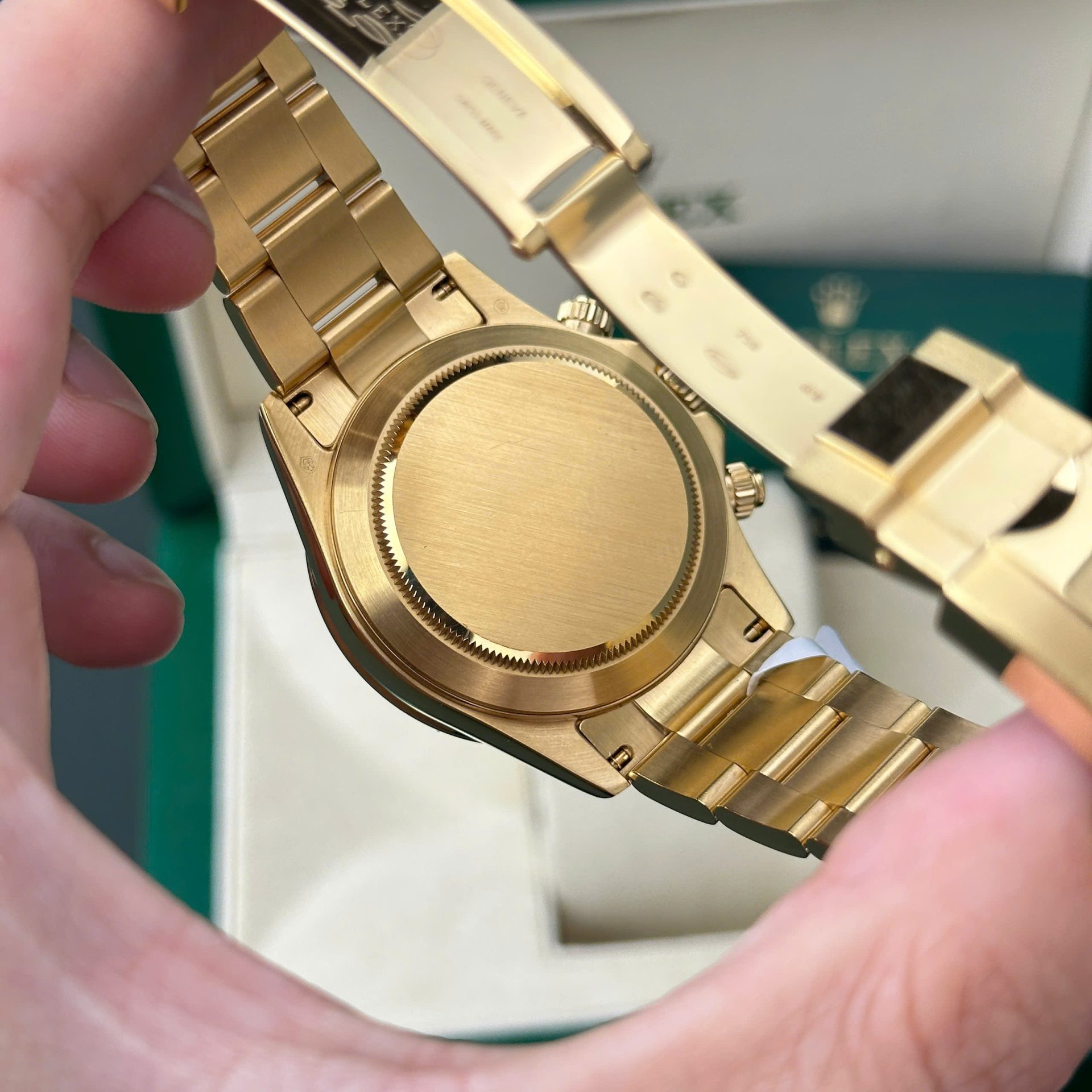 Rolex Daytona 116508 YG Plated MOP Dial CZ Diamonds 40mm Oyster Super Clone