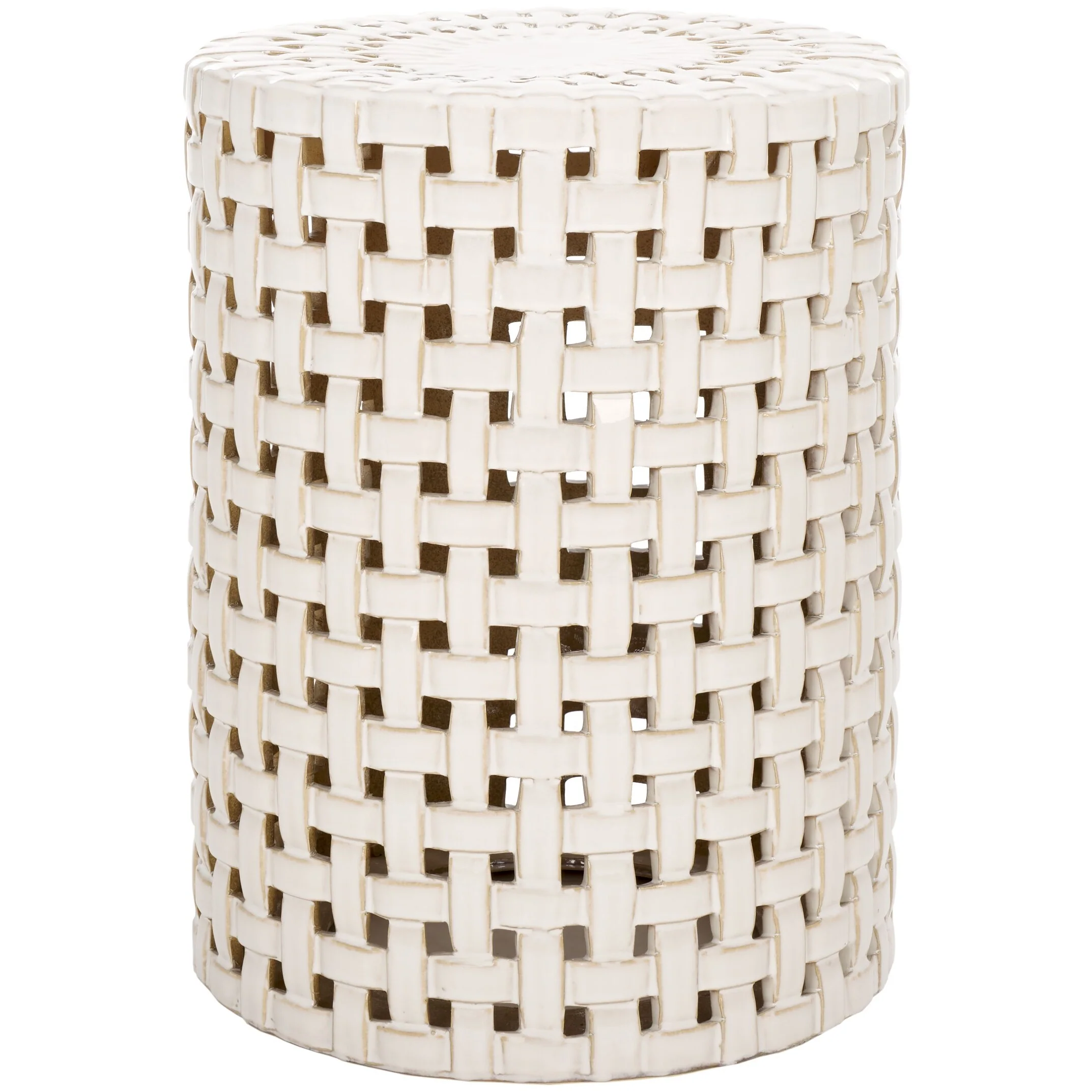 SAFAVIEH Vlera Ceramic Decorative Garden Stool (Fully Assembled)