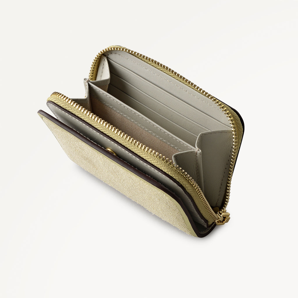 Bramwell Lane - Suede - Small Zip Around Purse