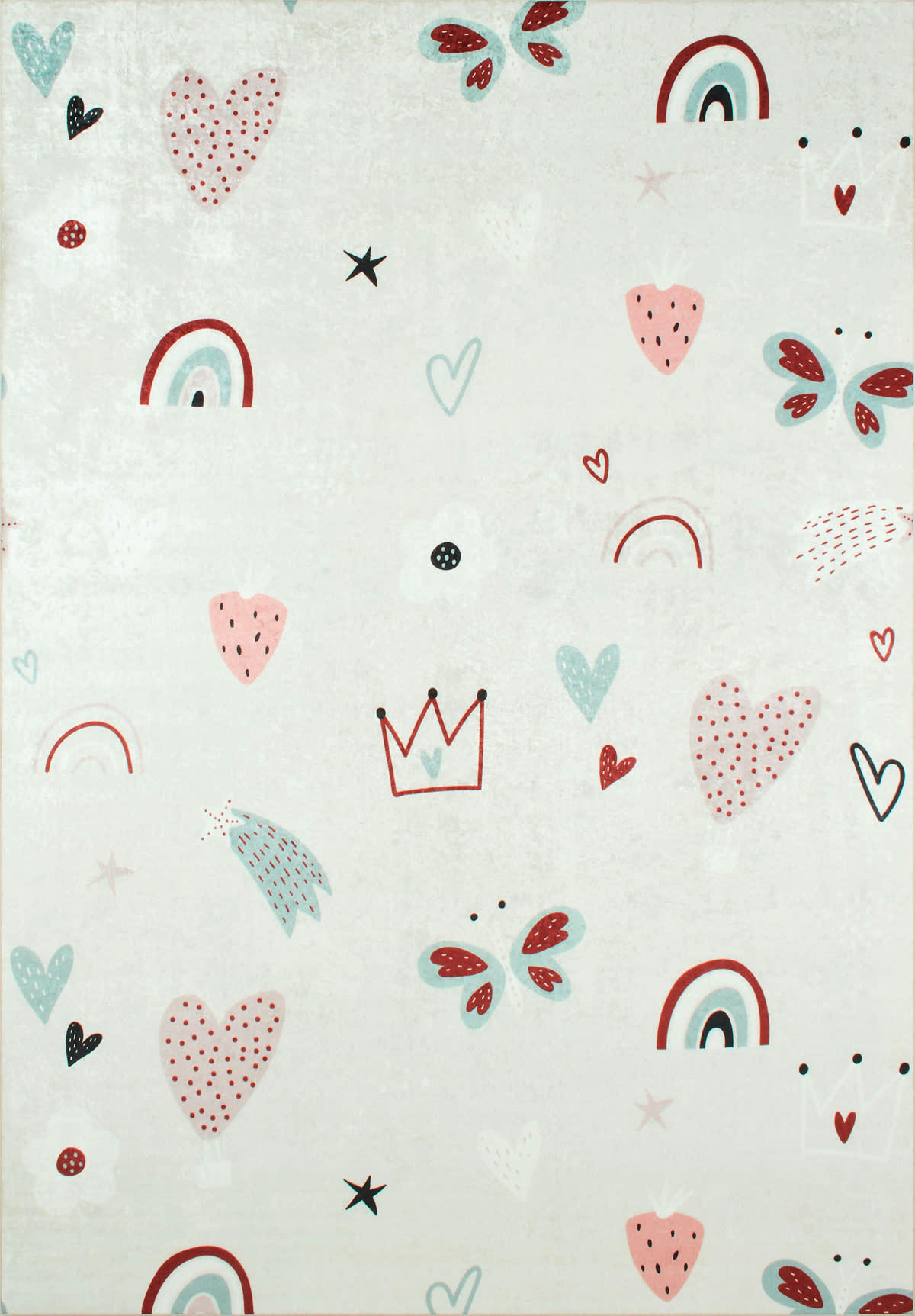 HAPPY - Tapis enfant à motifs multicolores 160x230