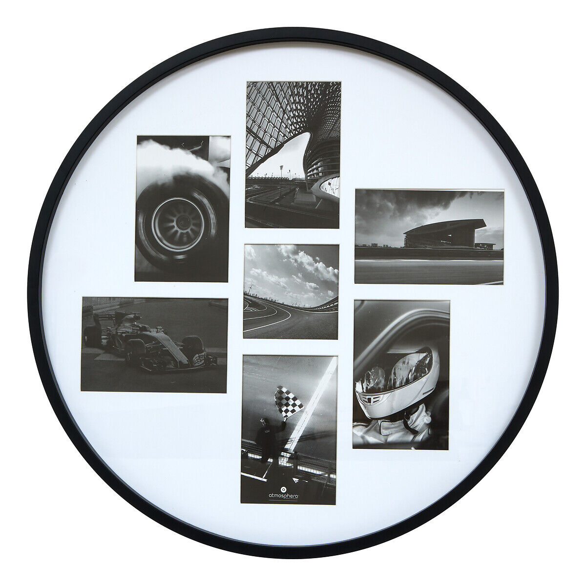 Multimoldura ALICE branco para 7 fotografias 50cm