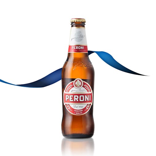 Peroni Red, Authentic Italian Beer Lager, Crisp Refreshing and Rich in Flavour, 4.7% ABV, 330mL (Case of 24 Bottles)