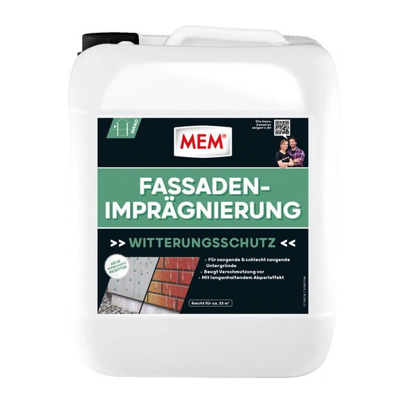 Mauer- und Fassadenimprägnierung, 10 Liter