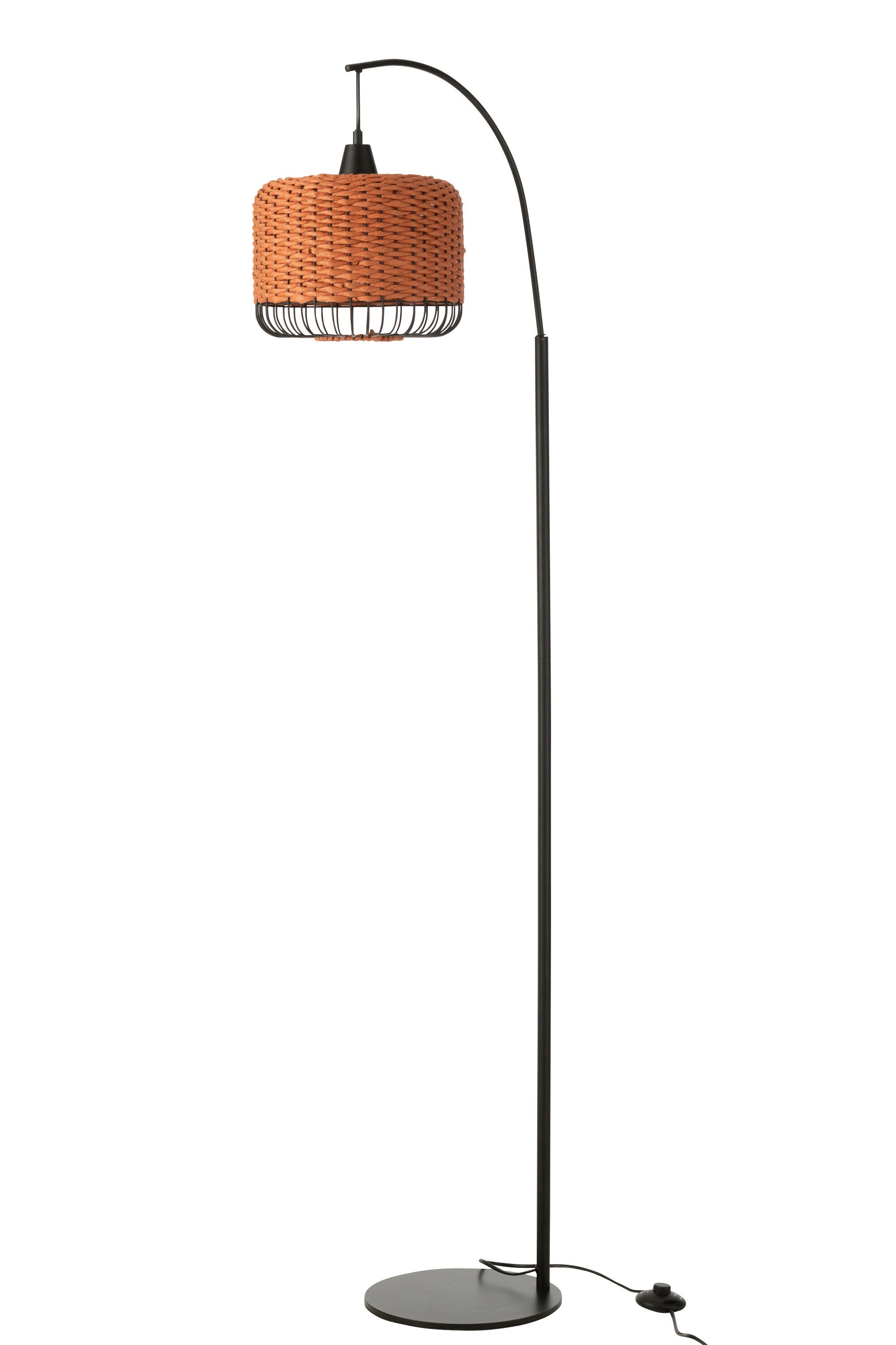 J-Line vloerlamp Lantaarn - metaal - oranje