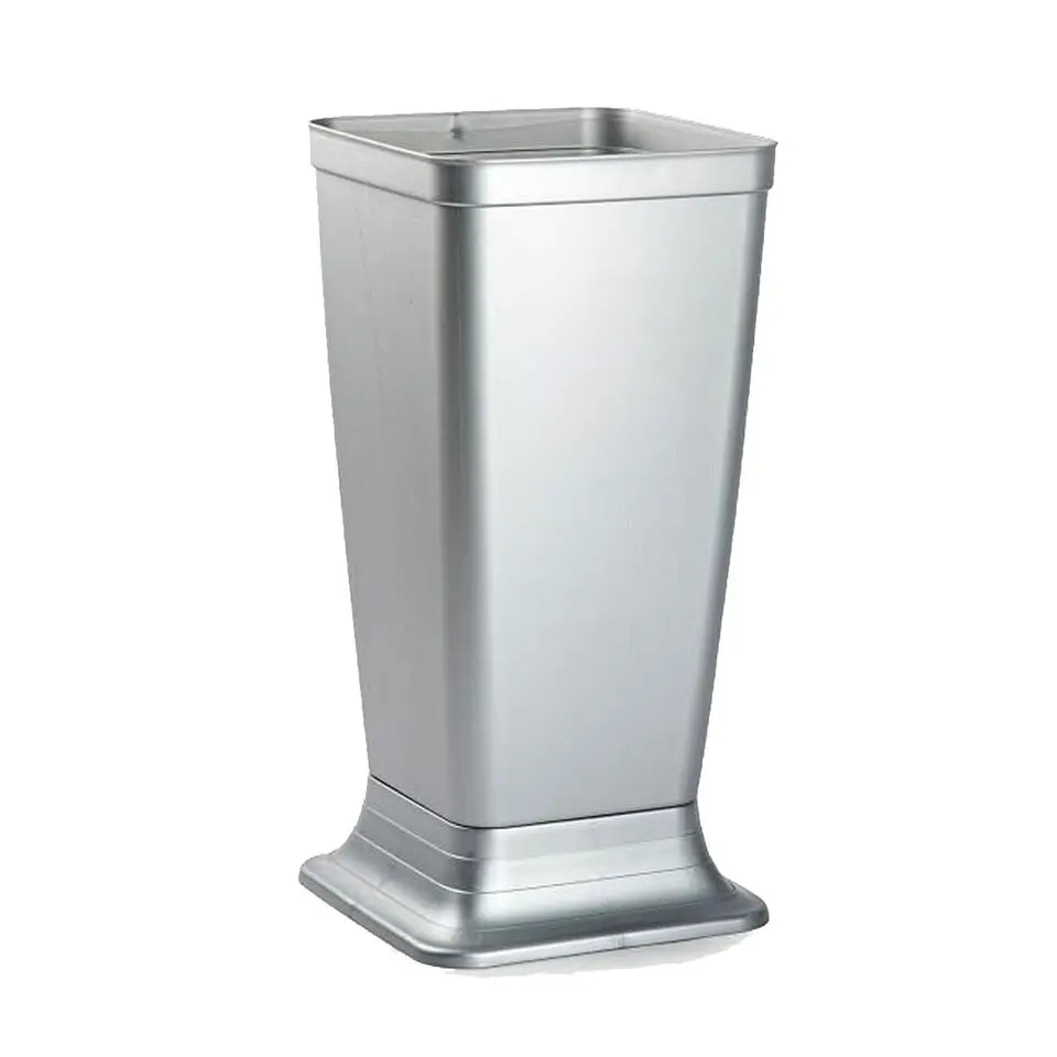 Plasticforte Paraplubak/houder - grijs - kunststof - D26 x H52cm