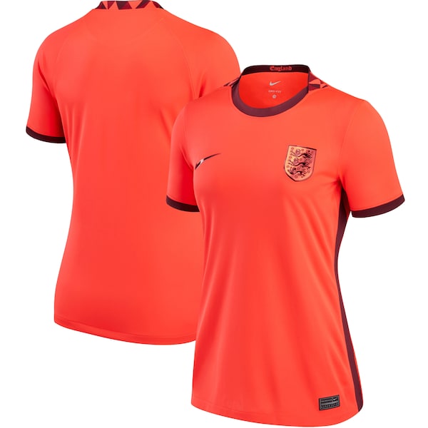 England Women's National Team Nike Women's 2022/23 Away Replica Blank Jersey - Red