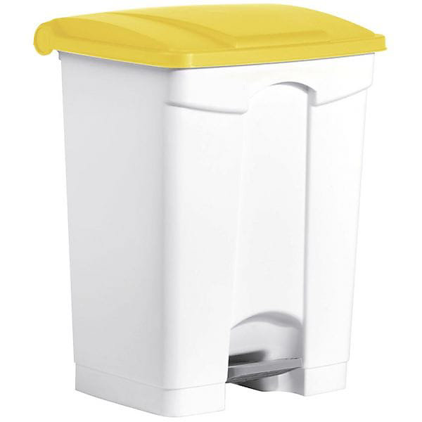 Grande Poubelle à tri à pédale 70 litres pour Sac 240 litres - Jaune