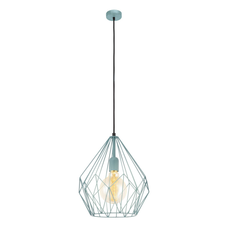Suspension Carlton menthe Ø 31 cm E27 60 W EGLO