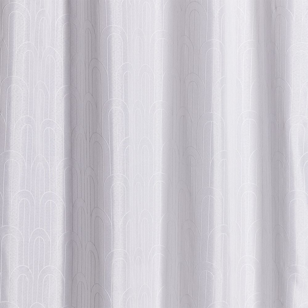 Rideau à oeillets effet lin blanc 140x240cm