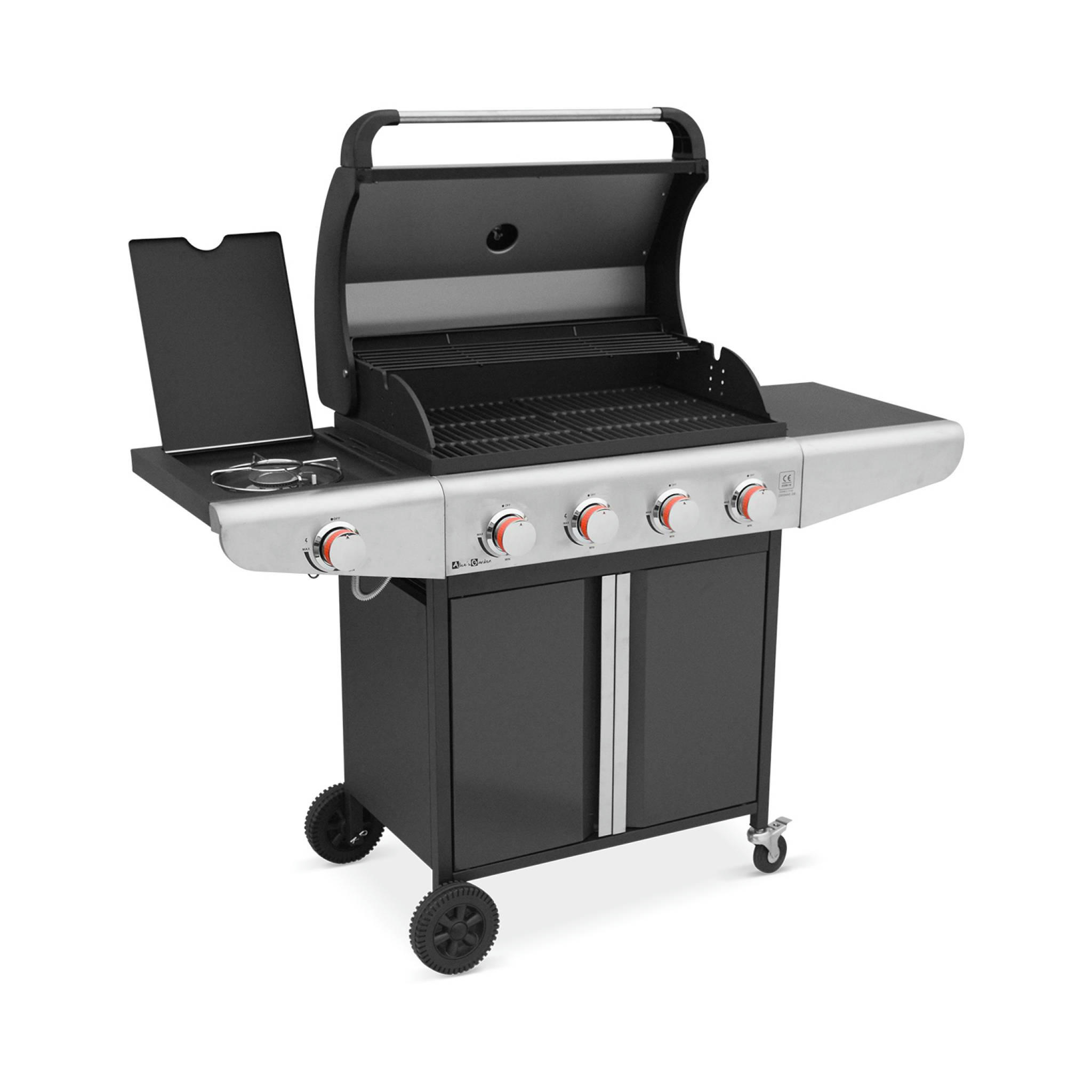 PLANCHA 1/2 GRILLE POUR ALBERT ET BAZIN 4 - Plaque plancha en fonte pour barbecue