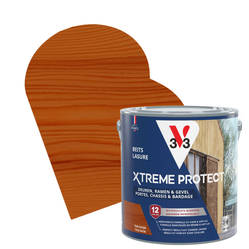 Lasure pour bois Xtreme Protect teck 2,5 L V33