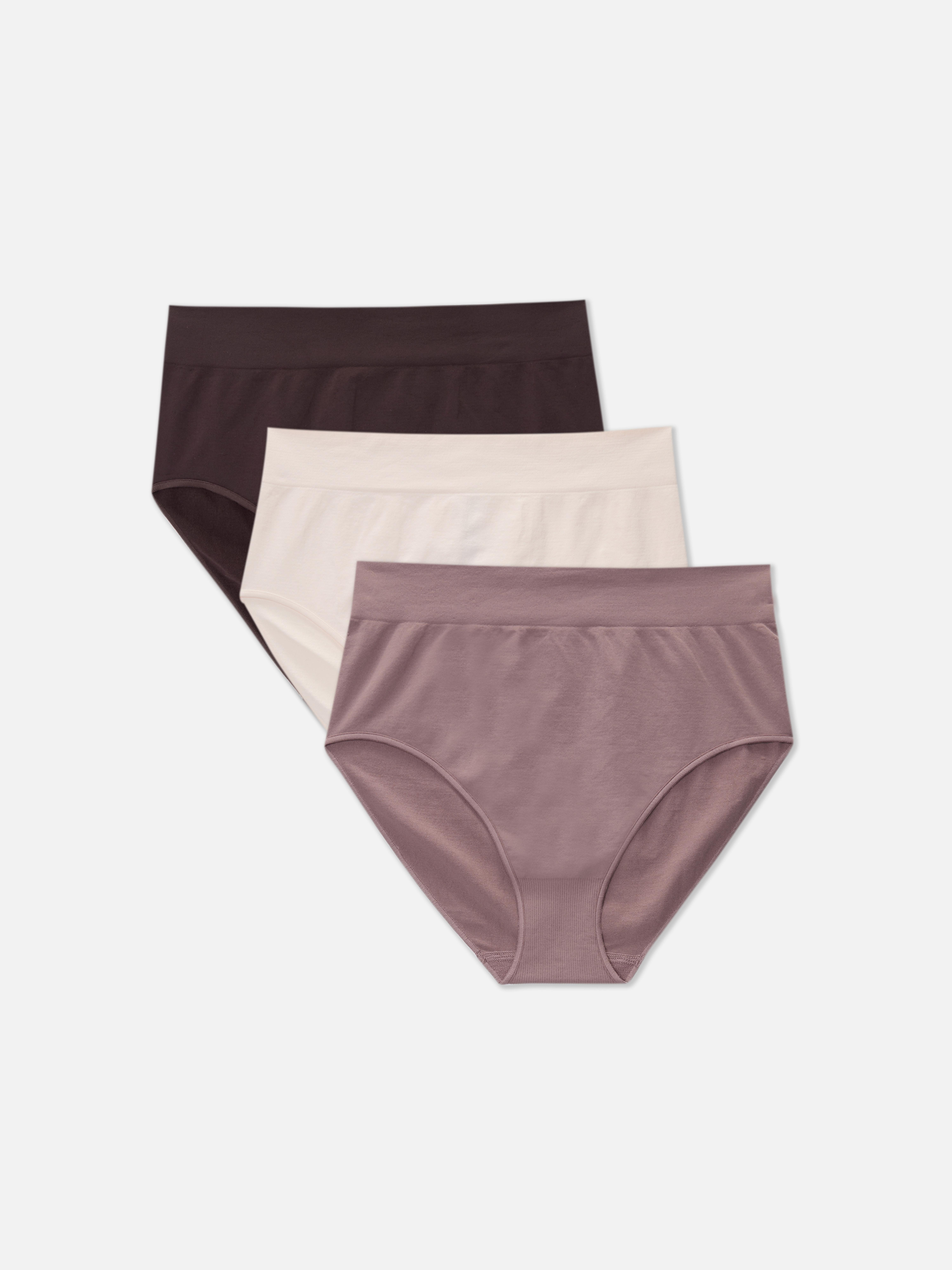 3-Pack Seamless High Waist Briefs