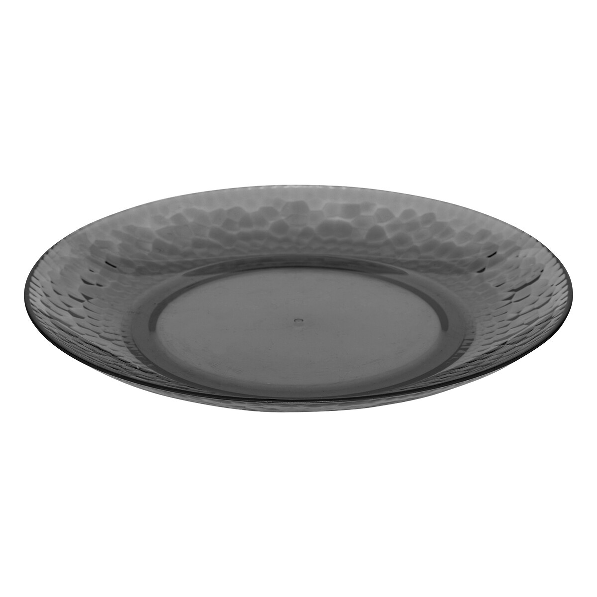 Prato de sobremesa ESTIVA 20cm cinza em poliestireno