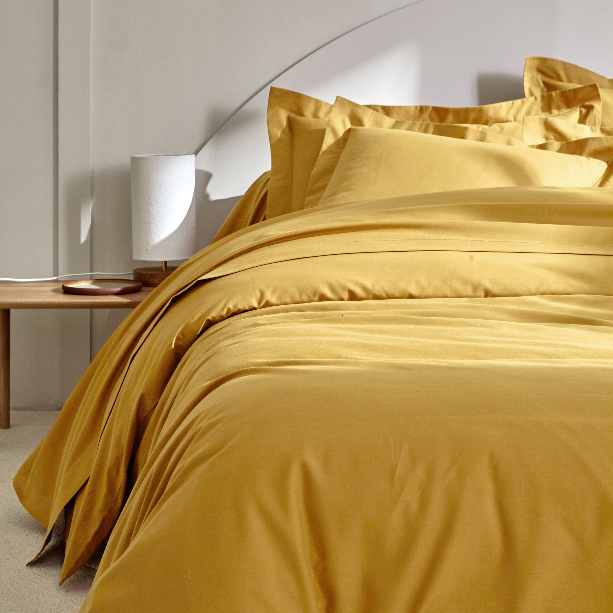 Linge de lit uni coton