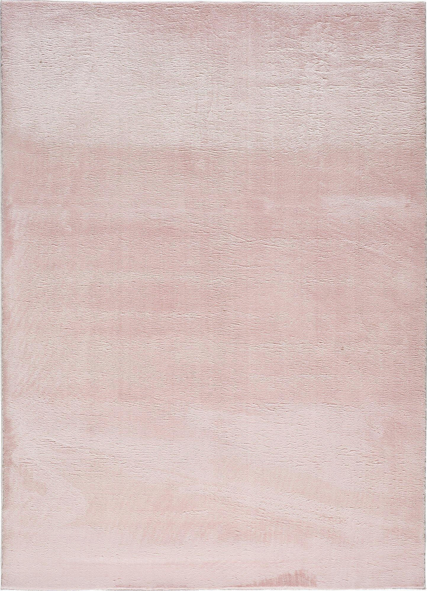 LOFT - Tapis uni en rose 80X150 cm