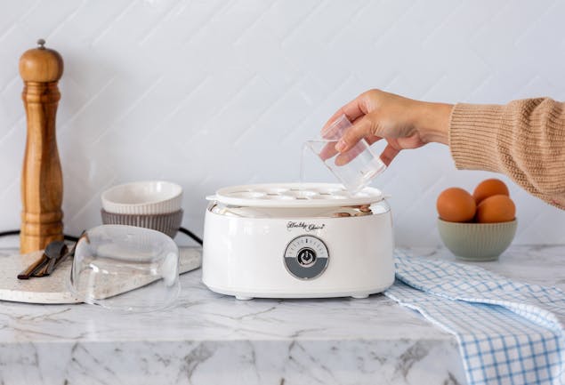 Electric Egg Steamer, Fits 7 Eggs & Cooked Perfectly