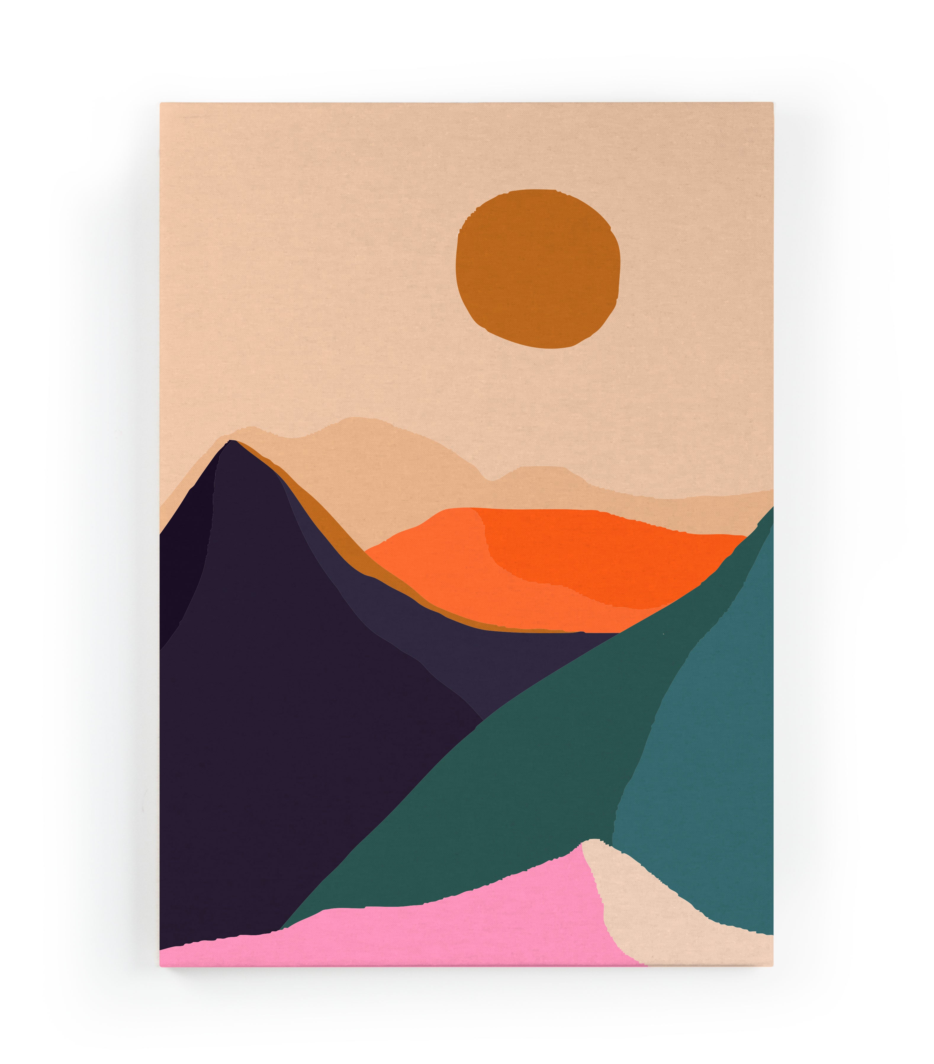 Canvas 60x40 Afdruk Zonsopgang