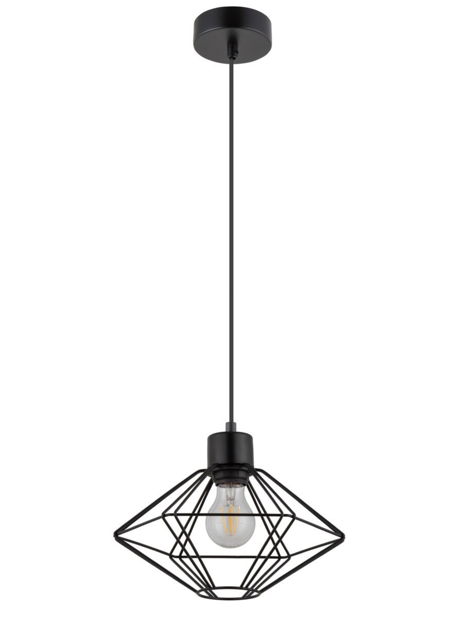 Lampa wisząca czarna Vario 1xE27x15W wym: 80x28x28 cm Sigma Lighting