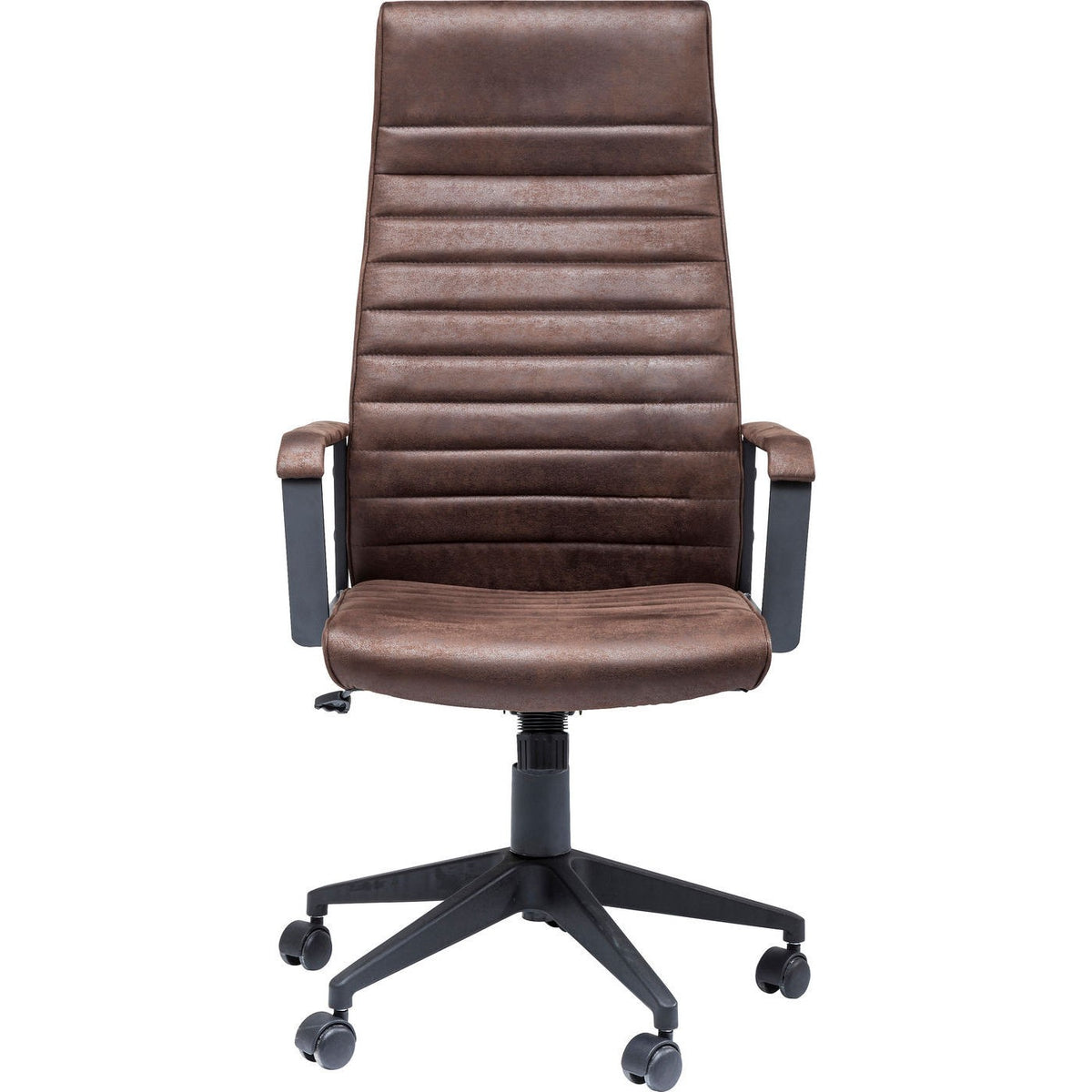 Kare Design Draaibare Bureaustoel Labora hoog donkerbruin