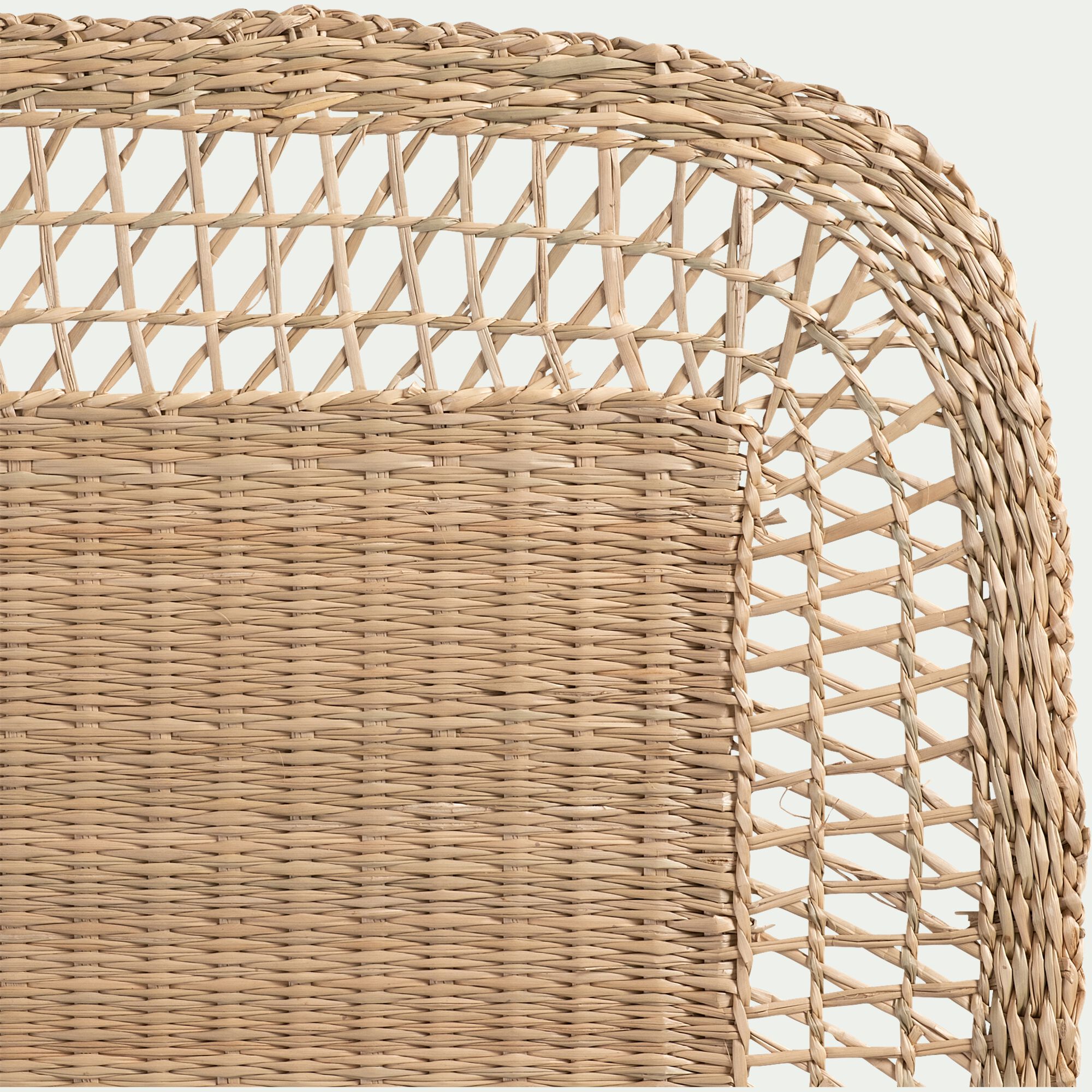 CYCLA - Lot de 2 sets de table ronds en jonc de mer L45cm - naturel