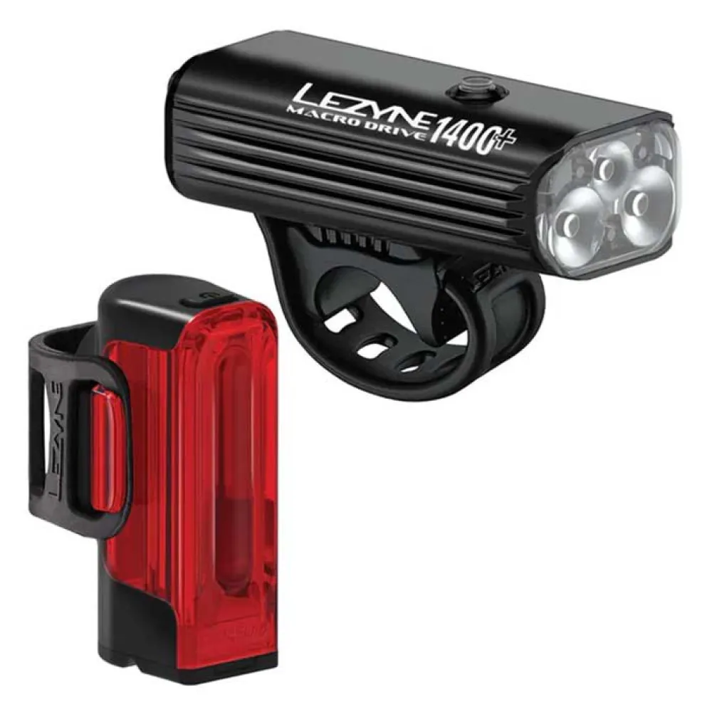 Lezyne Macro Drive 1400  / Strip Drive Pro 400  light set