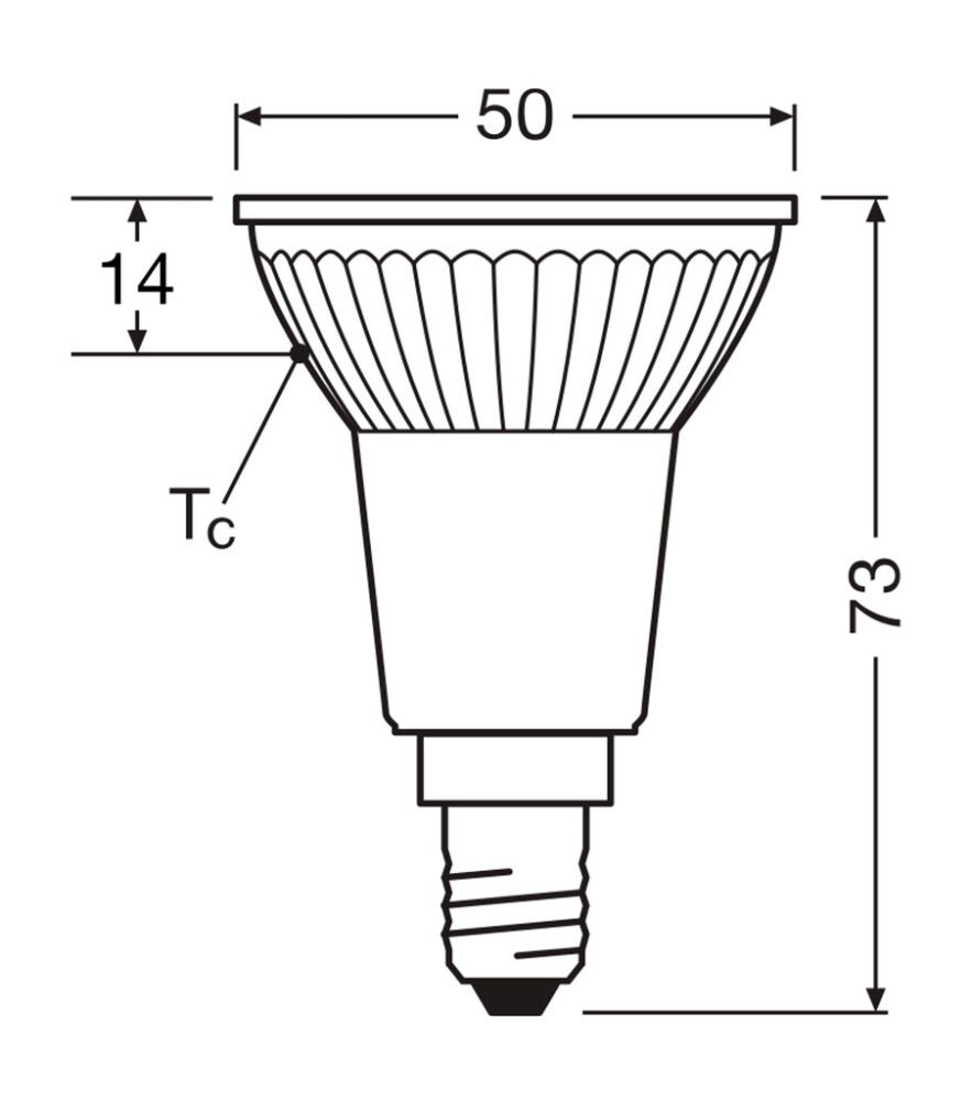 SPOTPÆRE LEDVANCE LED PAR16 DIMBAR E14 3,7W 2700K