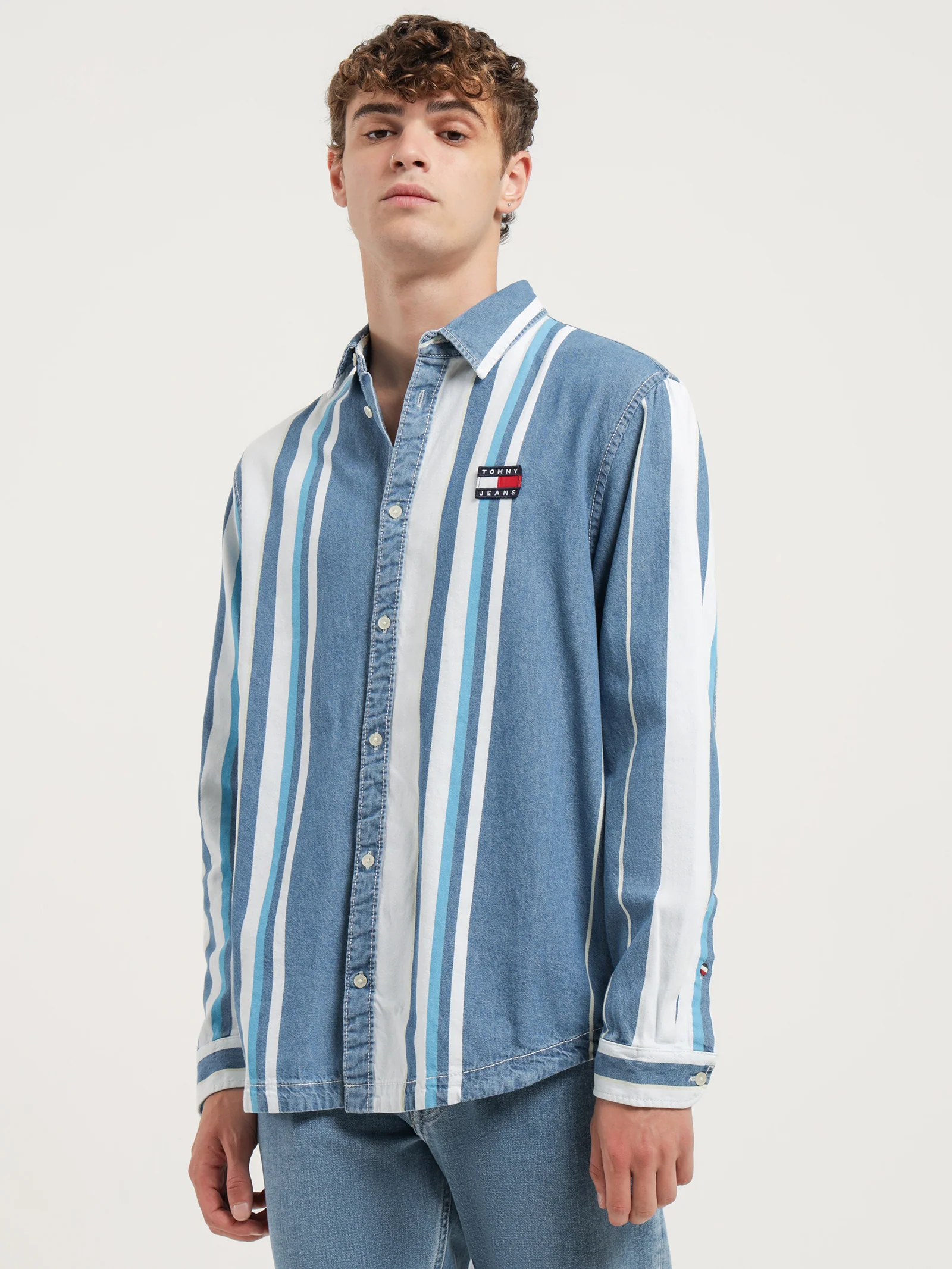 Stripe Denim Shirt