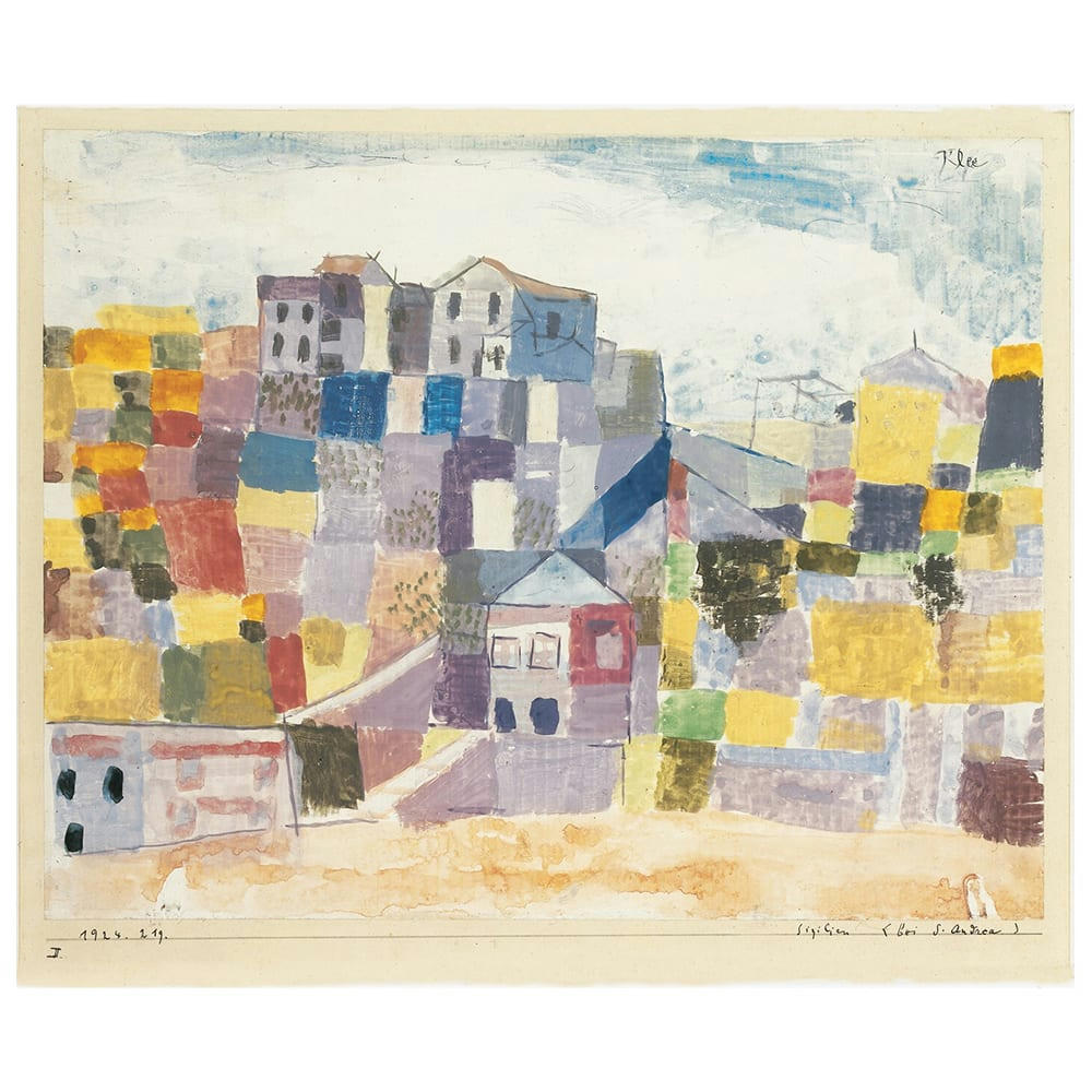 - Tableau Sicile près de S. Andrea Paul Klee 80x100cm