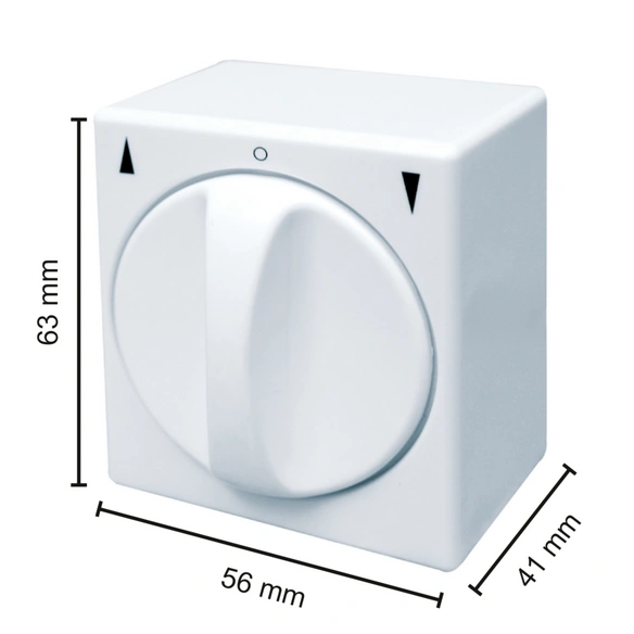 Rolladenschalter, BxHxT: 5,6 x 6,3 x 5,2 cm