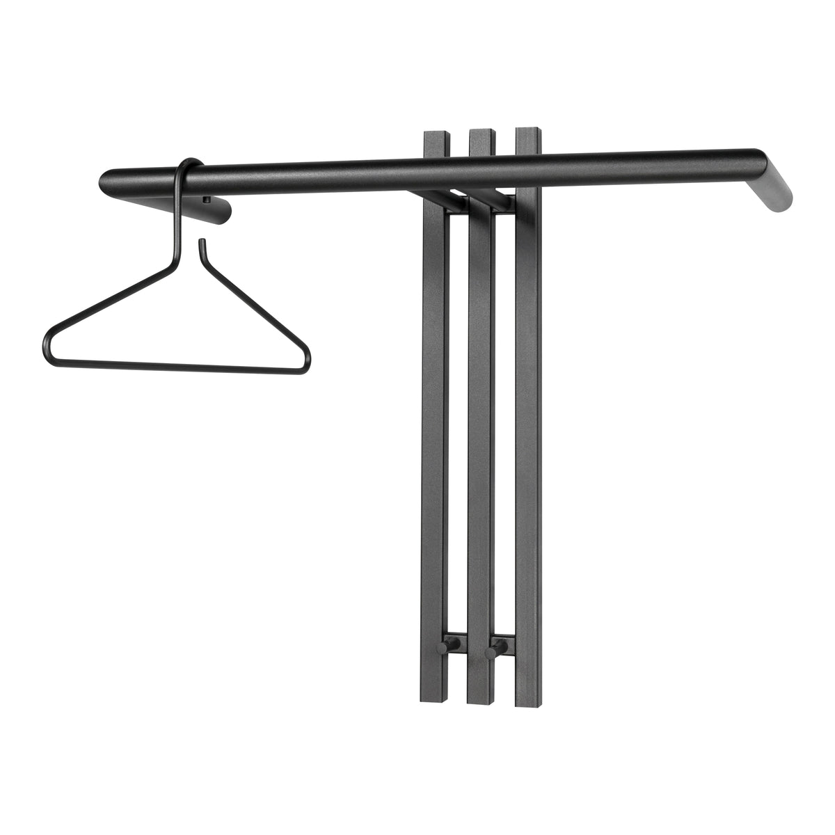 Spinder Design kapstok Senza 1 - Zwart - 2 haken
