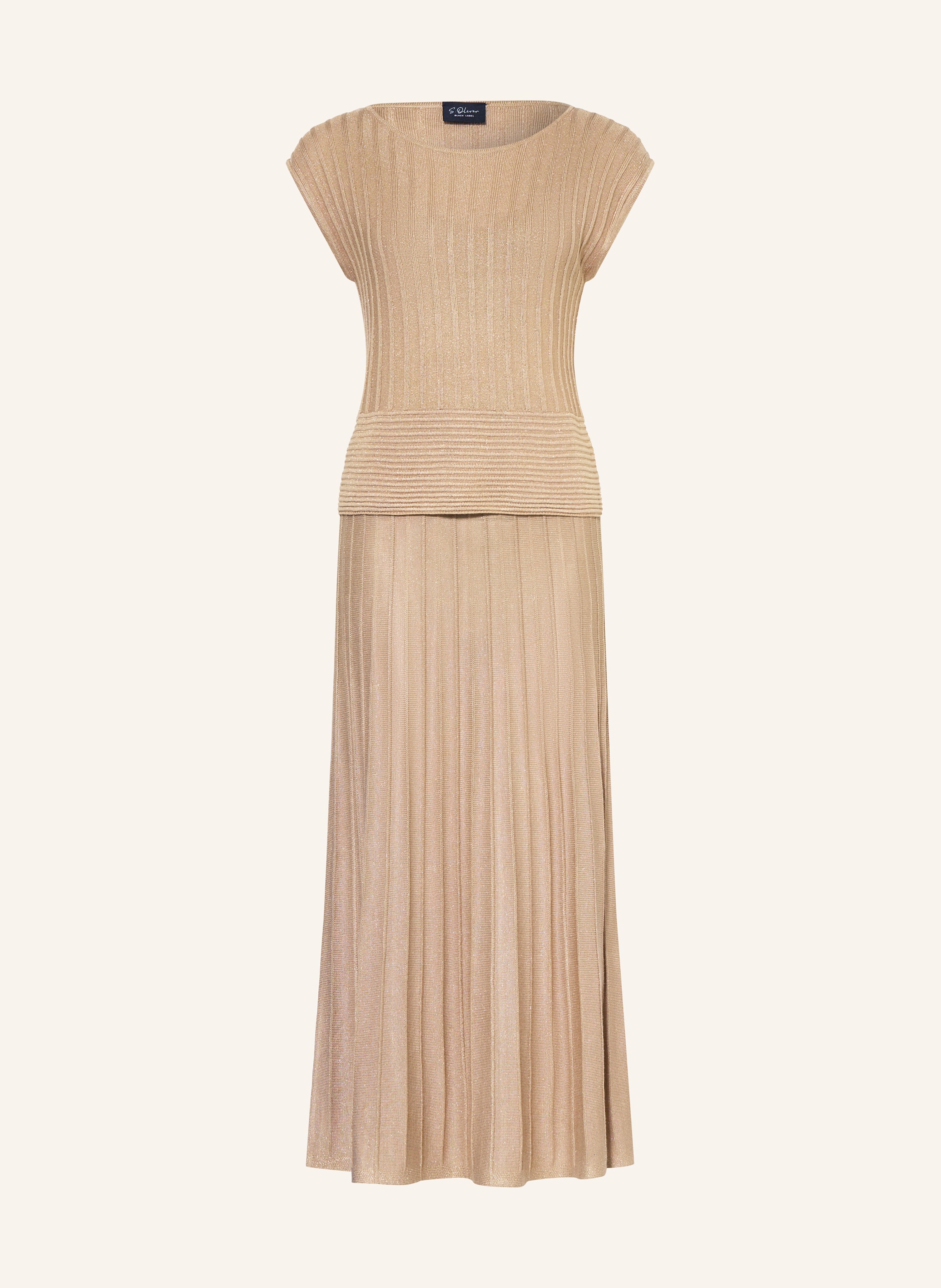 s.Oliver BLACK LABEL Strickkleid mit Glitzergarn