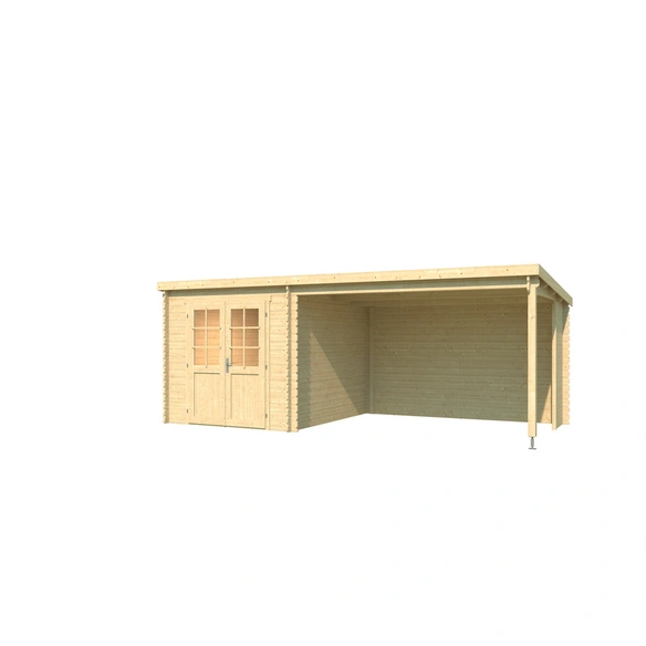 Gartenhaus »Saint Paul«, BxHxT: 240 x 222,3 x 303,9 cm (Außenmaße inkl. Dachüberstand), Holz