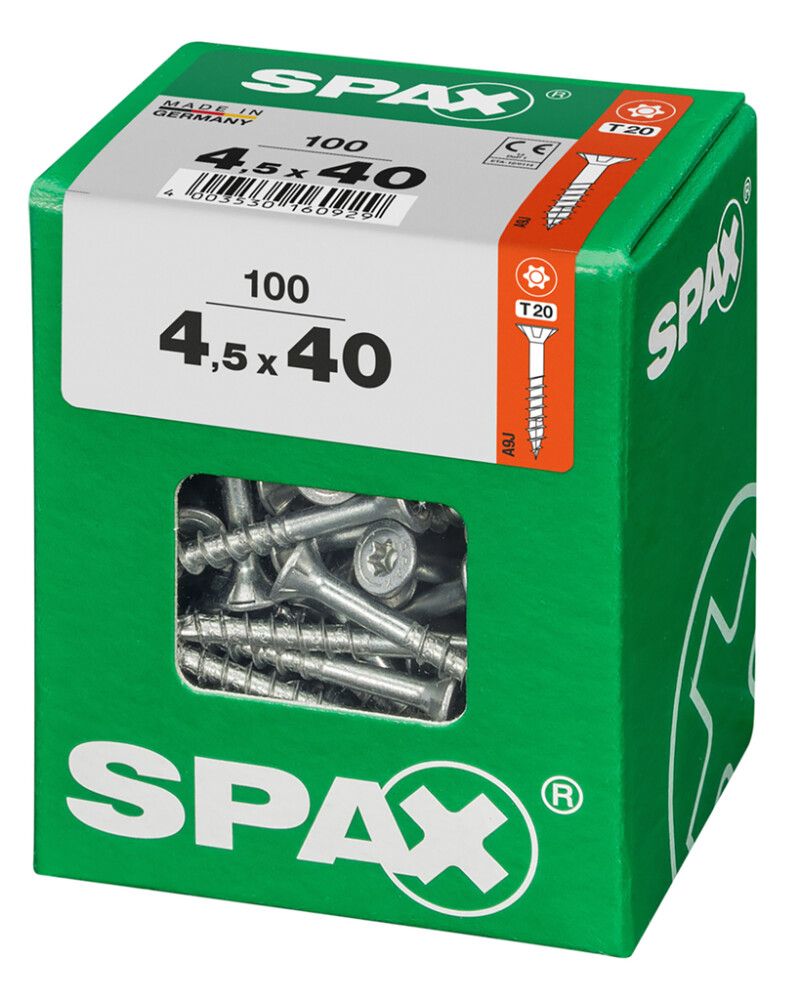 TRESKRUE SPAX TFT 4,5X40MM 100STK/PK