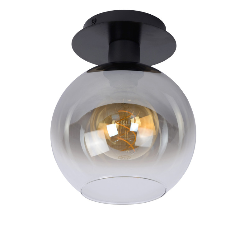 Plafonnier Marius fumé Ø 20 cm E27 60 W LUCIDE