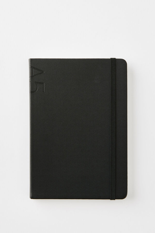 A5 Hard Lined Notetaker Notebook