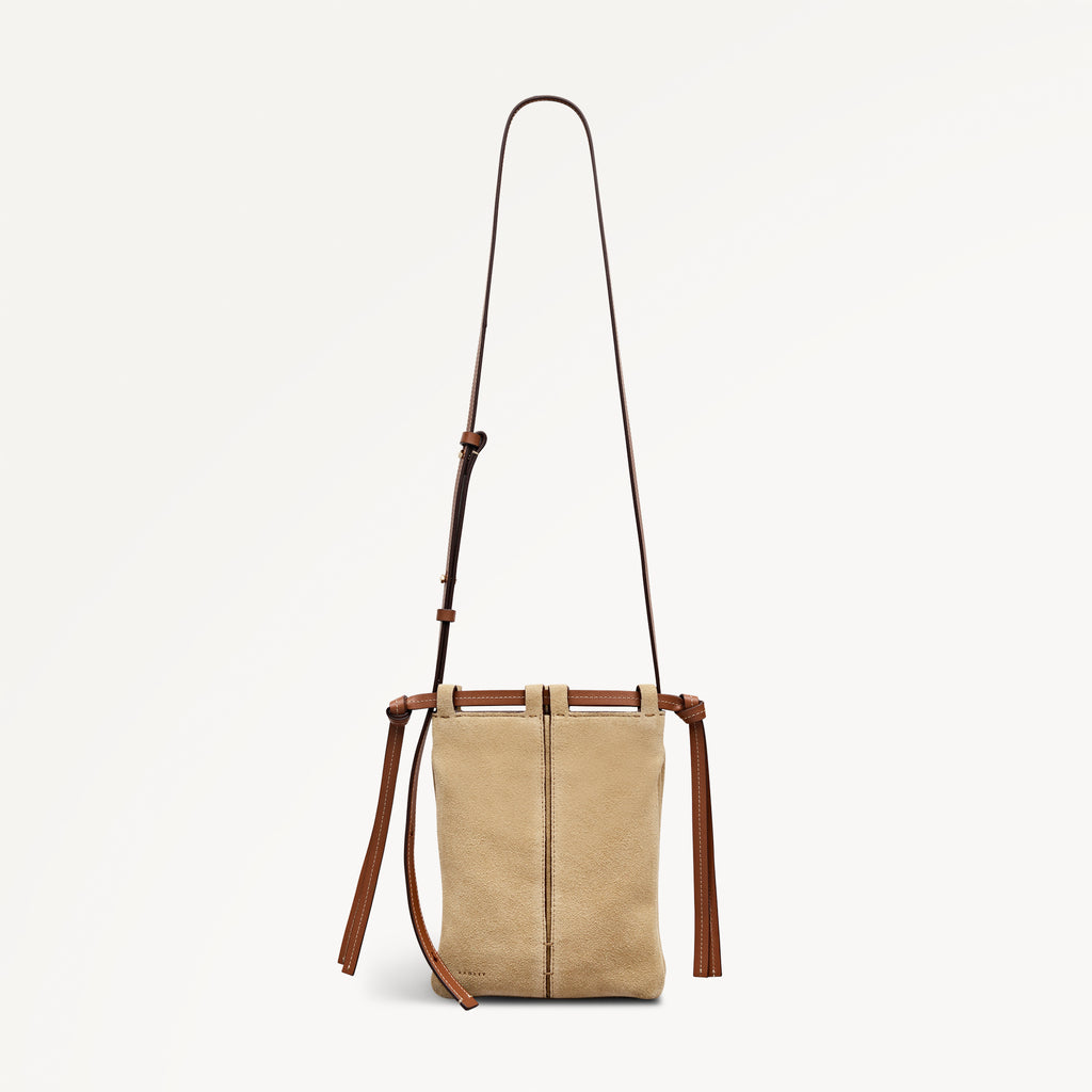 The Connaught - Suede - Small Open Top Cross Body