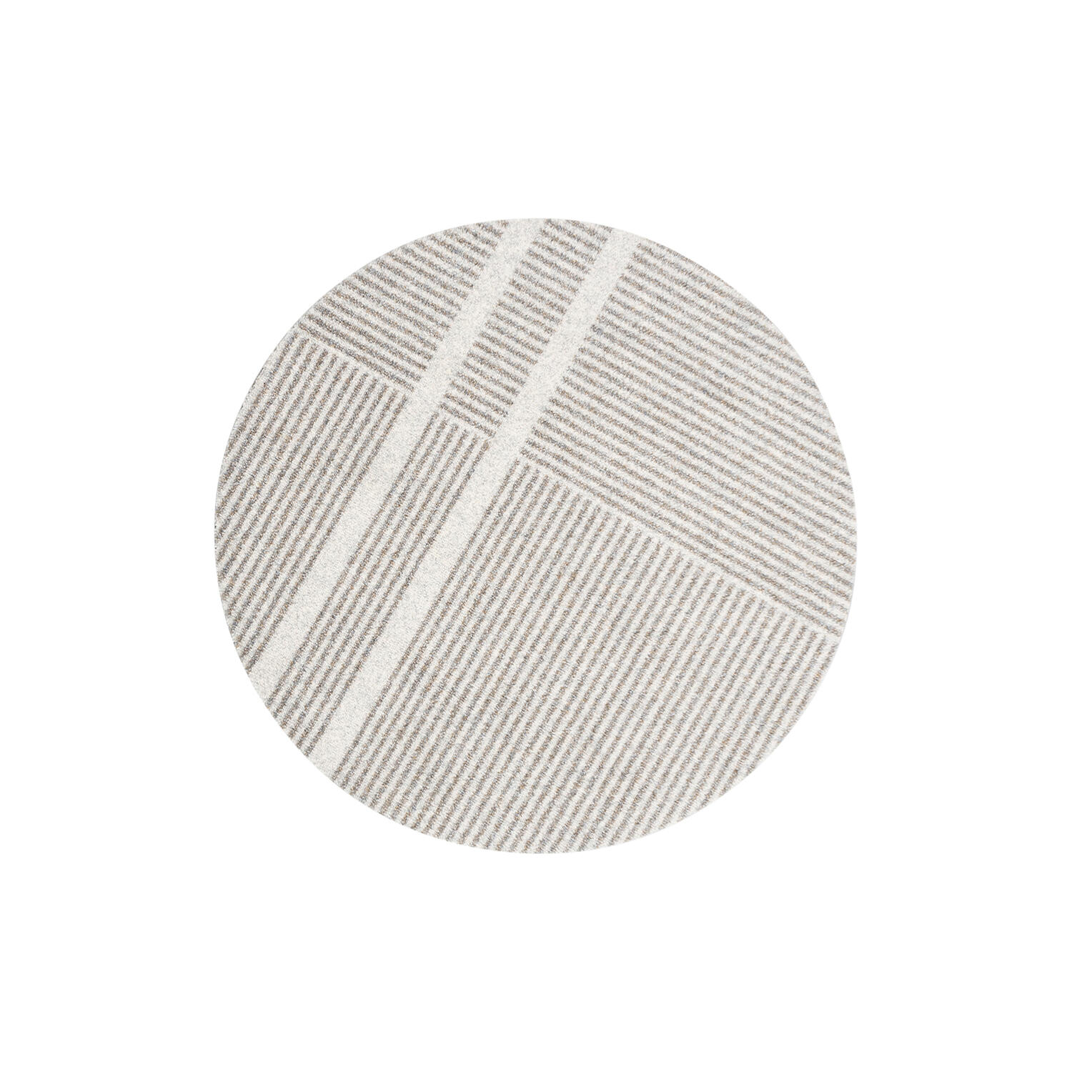 Løype Breezy Beige Round dørm&aring;tte
