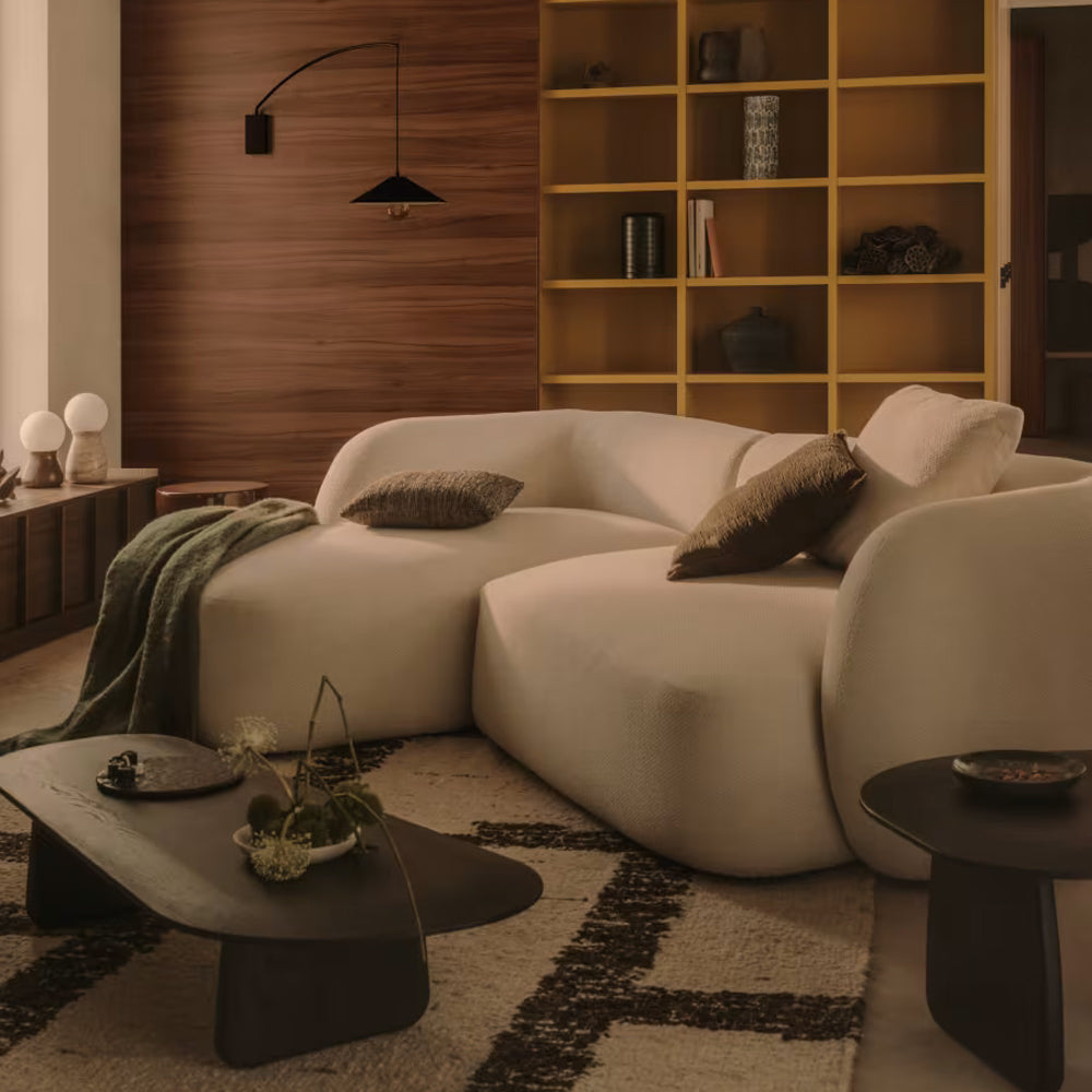 Kave Home Martina Modulaire 3-zitsbank met Chaise Longue - Links