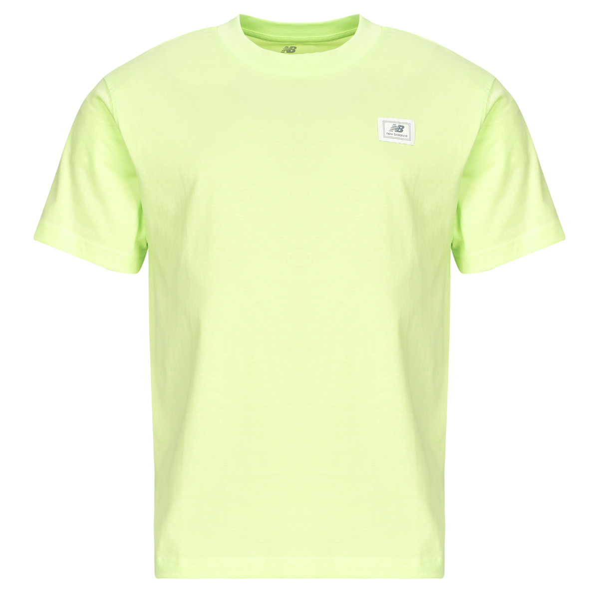 New Balance - WOVEN LABEL T-SHIRT - Yellow
