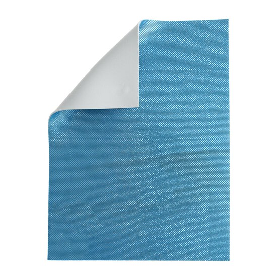 Turquoise Metallic Spot EVA Foam Sheet 22.5cm x 30cm